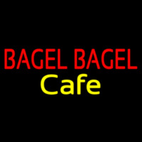 Bagel Bagel Cafe Enseigne Néon