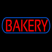 Bakery Blue Border Enseigne Néon