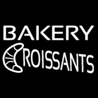Bakery Croissants Enseigne Néon