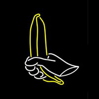 Banana In Hand Enseigne Néon