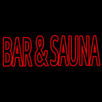Bar And Sauna Enseigne Néon