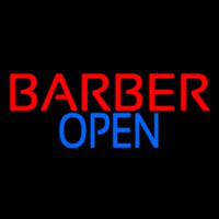 Barber Open Enseigne Néon