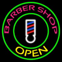 Barber Shop Open Enseigne Néon