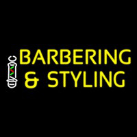 Barbering And Styling Enseigne Néon