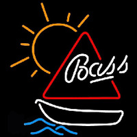 Bass Sailboat Enseigne Néon