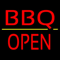 Bbq Block Open Enseigne Néon