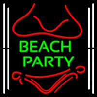 Beach Party 1 Enseigne Néon
