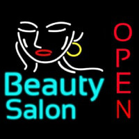 Beauty Salon Open Enseigne Néon