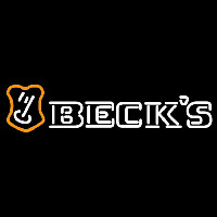 Beck Orange Border Key Label Beer Sign Enseigne Néon