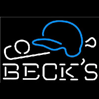 Becks Baseball Beer Enseigne Néon