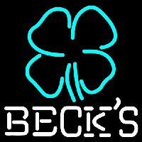 Becks Clover Beer Enseigne Néon