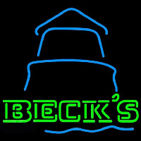 Becks Day Light House Beer Sign Enseigne Néon