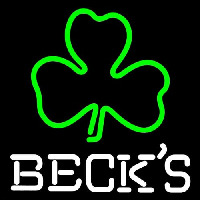 Becks Green Clover Beer Enseigne Néon