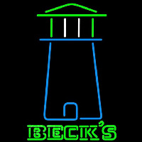 Becks Light House Art Beer Sign Enseigne Néon