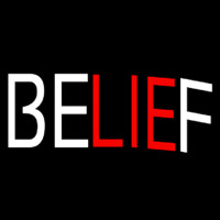 Belief Enseigne Néon