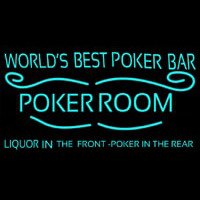 Best Poker Room Liquor Bar Beer Enseigne Néon