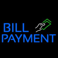 Bill Payment Enseigne Néon