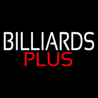 Billiards Plus 2 Enseigne Néon