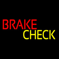 Block Brake Check Enseigne Néon