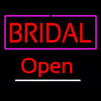 Block Bridal Open Enseigne Néon