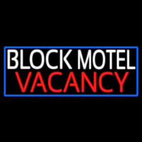 Block Motel Vacancy Enseigne Néon