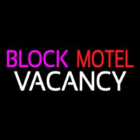 Block Motel Vacancy Enseigne Néon