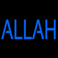 Blue Allah Enseigne Néon