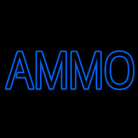 Blue Ammo Enseigne Néon