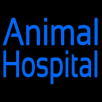 Blue Animal Hospital Enseigne Néon