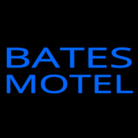 Blue Bates Motel Enseigne Néon