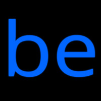 Blue Be Enseigne Néon