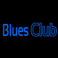 Blue Blues Club Enseigne Néon