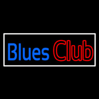 Blue Blues Red Club Enseigne Néon