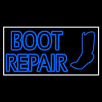 Blue Boot Repair Enseigne Néon