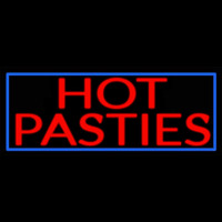 Blue Border Hot Pasties Enseigne Néon