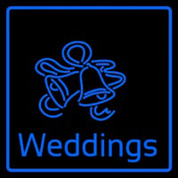 Blue Border Weddings Bell Enseigne Néon