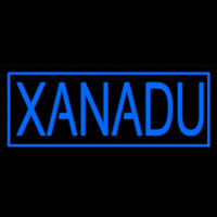 Blue Border Xanadu Enseigne Néon