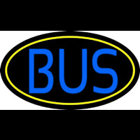 Blue Bus Enseigne Néon