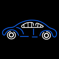 Blue Car Logo Enseigne Néon