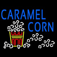 Blue Caramel Corn With Logo Enseigne Néon