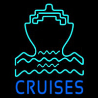 Blue Cruise Enseigne Néon