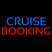 Blue Cruise Red Booking Enseigne Néon