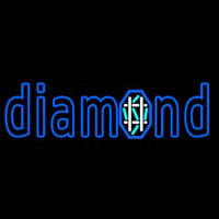 Blue Diamond Enseigne Néon