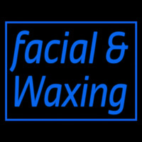 Blue Facial And Wa ing Blue Border Enseigne Néon