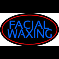Blue Facial And Wa ing Red Oval Enseigne Néon