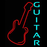 Blue Guitar 2 Enseigne Néon