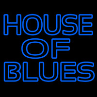 Blue House Of Blues Enseigne Néon