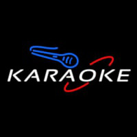 Blue Karaoke 1 Enseigne Néon