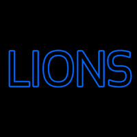 Blue Lions Enseigne Néon
