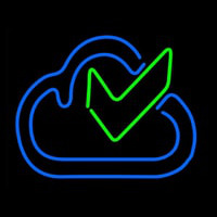 Blue Logo Enseigne Néon